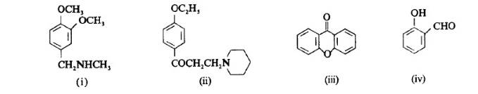 由指定的主要原料合成下列化合物.（i)由4-羟基-3-甲氧基苯甲醛合成（ii)由萃酚合成（iii)由