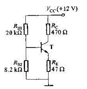 图LP2-15所示电路中,已知a=0.98,VBE（on)=0.7V,ICEO≈0.（1)试求IB、