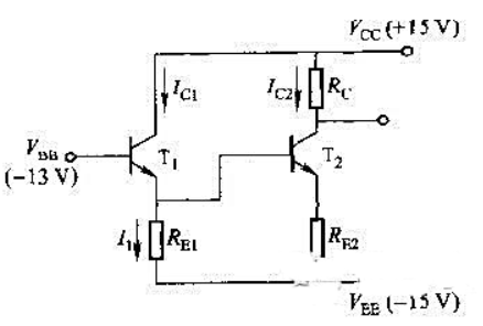 某集成电路中的局部原理电路如图LP2-16所示,已知VBB=试计算值.某集成电路中的局部原理电路如图