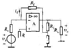 图LTS-9所示电路,已知Rf=R2=8kΩ,R1=4kΩ,Rs=1kΩ,试在深度负反馈条件下估算A