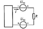题如图所示电路中，US1=8V，Us2=2V，R=2Ω，方框内为一实际有源元件，供出电流I=1A。当