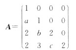 矩阵中a，b，c取何值时，A可对角化？矩阵中a，b，c取何值时，A可对角化？请帮忙给出正确答案和分析