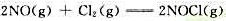在一定温度范围内，反应为基元反应。 （1)写出该基元反应的速率方程; （2)若其他条件不变，将容在一