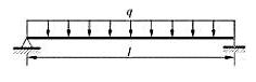 图示圆截面简支梁，直径为d，承受均布载荷q作用，弹性模量E与切变模量G之比为8/3。（1)若同时考虑