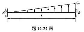 图示梁，弯曲刚度EI为常数，试用三弯矩方程求支反力。
