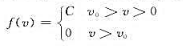 体系内有N个粒子作无规则运动，其速率分布函数为 （1)画出速率分布曲线; （2)由N和v求出常数C;