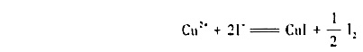 已知电对的=1.3×10－12。（1)试求氧化还原反应298K时的平衡常数;（2)若溶液中Cu2＋的