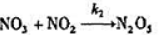 二氧化氮被臭氧化生成五氧化二氮.其反应机理如下:①慢②快（1)写出反应方程式及其速率方程;（2)写二