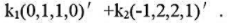 设四元齐次线性方程组（I)为 又已知某齐次线性方程组（II)的通解为 （1)求齐次线性方程组（I)的