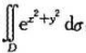 利用极坐标计算下列各题:（1),其中D是由圆周x2+y2=4所围成的闭区域;（2),其中D是由利用极