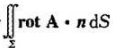 利用斯托克斯公式把曲面积分化为曲线积分,并计算积分值,其中A、Σ及n分别如下:（1)A=y2i+xy