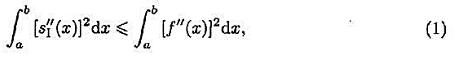 证明：若f∈C2[a，b]，sI（x)是I型三次插值样条函数，则而且等号仅当f（x)=sI（x)时成