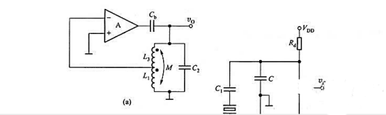 对图题10.7.2所示的各三点式振荡器的交流通路（或电路)，试用相位平衡条件判断哪个可能振荡，哪个对