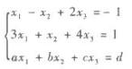已知η1=（0，1，0)T，η2=（-3，2，2)T是线性方程组的两个解，求此方程组的全部解，已知η