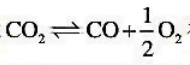 由CO2和O2在2100℃、101325Pa下组成的平衡混合物,其容积成分为86.53%CO2,8.