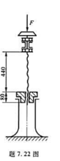 如图所示为一部铣床升降台螺旋传动,它是单头梯形螺纹,其大径d=50mm,小径d1=41mm.中径d2
