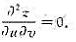 设z=f（x，y)二阶连续可偏导，且满足，确定常数a，b，使得在变换下原等式化为设z=f(x，y)二