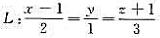 求直线在平面π：x-y+2x-5=0上的投影直线。求直线在平面π：x-y+2x-5=0上的投影直线。