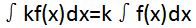 在求导法则（cu)'=cu'中只要求c为常数，而在积分法则中则要求常数k≠0,为什么？在求导法则(c