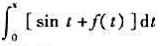 设f（x)在（-∞,+∞)是奇函数,且可导,则下列函数中仍为奇函数的是（).A.sinf'(x)B.