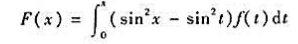 设函数f（x)有连续的导数,f（0)=0,J'（0)≠0,当x→0时,与xk为同阶无穷小,则k为（)