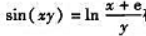 设y=y（x)是由方程确定的隐函数、求y'（0)和y"（0)的值.设y=y(x)是由方程确定的隐函数