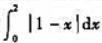 把积分看作曲边梯形的面积,请填空:（1)=（);（2)=（);把积分看作曲边梯形的面积,请填空:(1