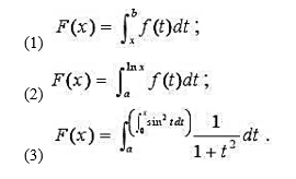 设函数f（x)连续,求下列函数F（x)的导数:设函数f(x)连续,求下列函数F(x)的导数:请帮忙给