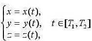 证明由空间曲线垂直投影到Oxy平面所形成的柱面的面积公式为这里假设x'（t),y'（t),z证明由
