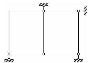 计算图2-3-20所示体系的自由度,并对其进行几何组成分析. 图2-3-20计算图2-3-20所示体