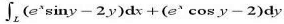 计算下列曲线积分:（1)，其中L为摆线x=a（t-sint),y=a（1-cost)上对应t从0到2