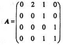 设有向图D=＜V，E＞，其中V={v1，v2，v3，v4}，其邻接矩阵为试求D中各顶点的出度与入设有