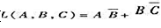 列出逻辑函数的真值表，并写出该函数的最小项表达式。列出逻辑函数的真值表，并写出该函数的最小项表达式。
