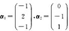 设三阶矩阵A的各行元素之和均为3，向量是线性方程组Ax=0的两个解。（1)求A的特征值与特征向量：（