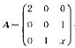 设矩阵与相似。（1) 求x、y; （2) 求一个可逆矩阵P，使得P-1AP=B。设矩阵与相似。(1)
