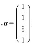 设n阶方阵的各行元之和为常数u，证明（1)u为A的一个特征值，是对应的特征向量（2)A”的每行元之和