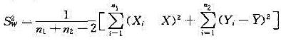 设X1，X2，...，Xn1是X~N（μ1，σ2)的一个样本，Y1，Y2，...，Yn2是Y设X1，