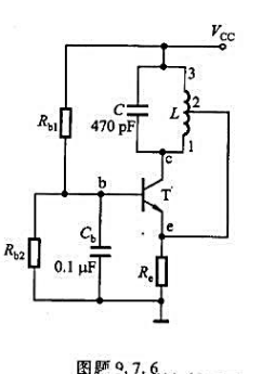 试分析图题9.7.6所示正弦波振荡电路是否有错误，如有错误请改正。