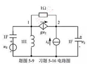 在题图5-9所示电路中，已知求受控电流源两端电压u12。在题图5-9所示电路中，已知求受控电流源两端