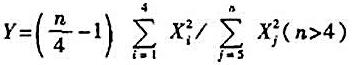 设总体X服从标准正态分布，X1，X2，...，Xn是来自X的样本，则统计量服从（)分布，参数为设总体