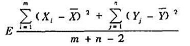 设总体X~N（μ1，σ2)，Y~N（μ2，σ2)，X1，X2，...，Xn和Y1，Y2，设总体X~N