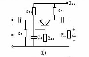 题74图（b)所示电路为共基极放大电路。（1)画出直流通路，估算电路的静态工作点;（2)导出电压放大