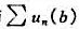 设un（x)（n=1,2,...)是[a,b]上的单调函数.证明:若与都绝对收敛,则级数在[a,b]