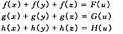 设（x0,y0,z0,u0)满足方程组这里所有的函数假定有连续的导数.（1)说出一个能在设(x0,y