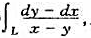 计算下列曲线积分最上面的一点A到最下面一点B;（5)是抛物线y=x2-1从A（0,-4)到B（2,0