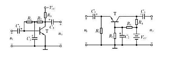 分别判断图P2.2（a)、（b)所示两电路各属哪种放大电路,并写出Q、Au、Ri和R0的表达式.分别
