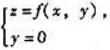 设z=f（x,y)在点（0,0)近旁有定义,则（).A. B.曲面z=f（x,r)在点（0,0,z0