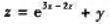 设函数z=z（x,y)由方程所确定,则 =（).请帮