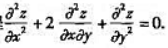 设z=z（x,y)具有连续二阶偏导数,且满足方程做自变量变换 与因变量变换w=xy-z,将原方程变换