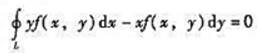 设在上半平面D={（x,y)|y＞0}内,函数f（x,y)具有连续偏导数,且对任意的T＞0都有f（t
